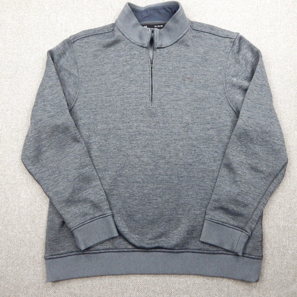 Under‎ Armour Sweater Mens XL Gray Loose Fit Athletic Pullover Golf Outdoor